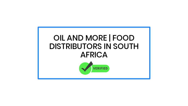 Oil and More | Food Distributors in South Africa