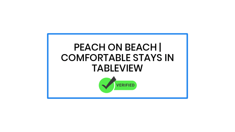 Peach on Beach | Comfortable stays in Tableview