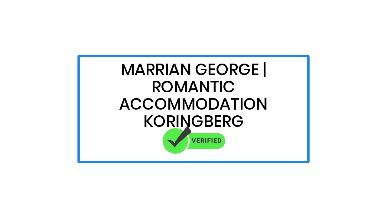 Marrian George | Romantic Accommodation Koringberg