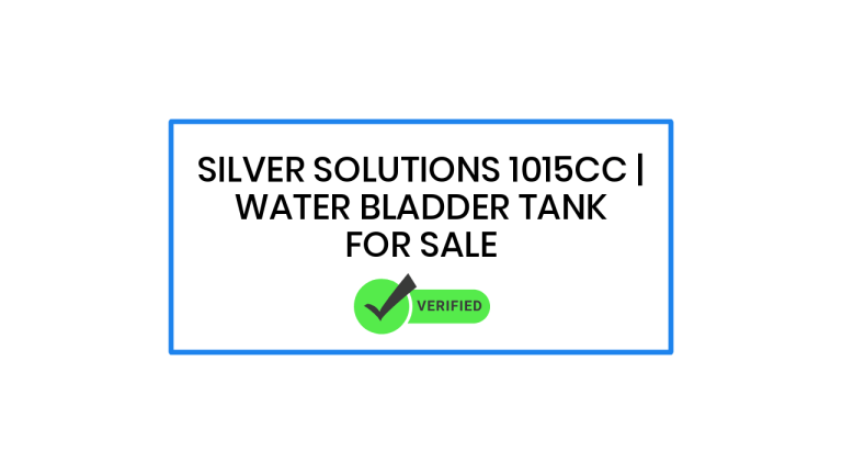 Silver Solutions 1015cc | Water Bladder Tank for Sale