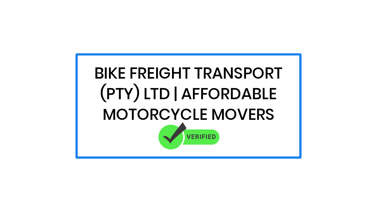 Bike Freight Transport (Pty) Ltd | Affordable Motorcycle Movers