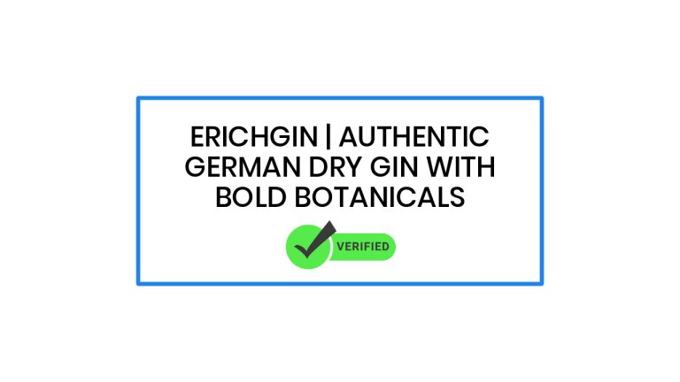 ErichGIN | Authentic German Dry Gin With Bold Botanicals