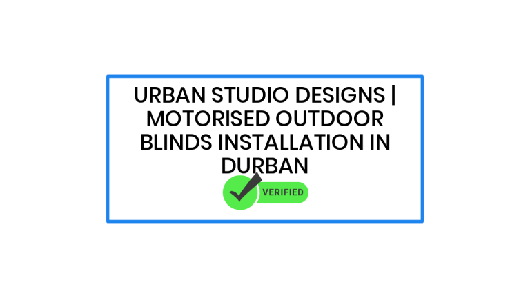 Urban Studio Designs | Motorised Outdoor Blinds Installation in Durban