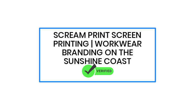 Scream Print Screen Printing | Workwear Branding on the Sunshine Coast