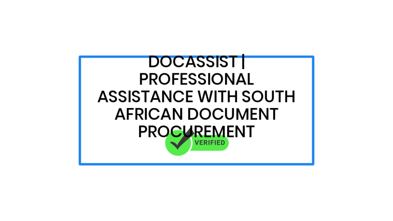 DocAssist | Professional Assistance with South African Document Procurement