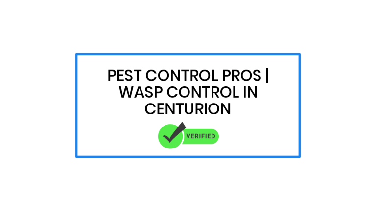 Pest Control Pros | Wasp Control in Centurion