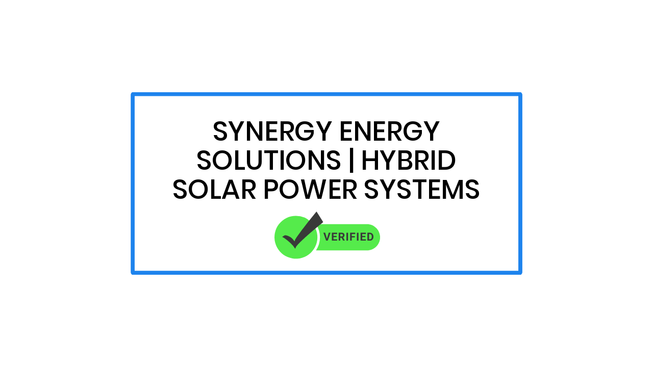 Synergy Energy Solutions | Hybrid Solar Power Systems